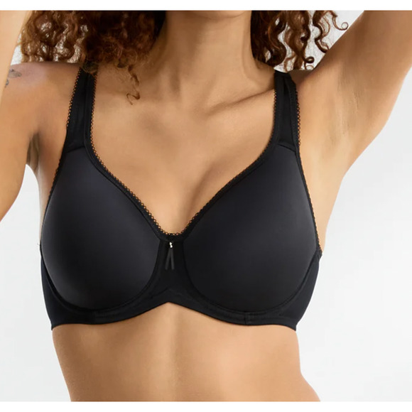 WACOAL 40DD Basic Beauty Spacer T-Shirt Bra | Black | 853192 NEW - Picture 5 of 5